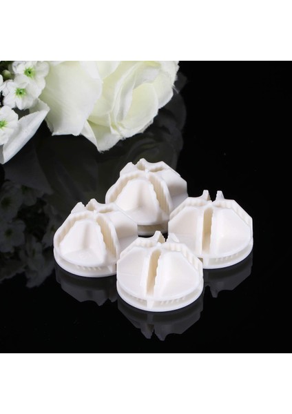 Tel Küp Depolama Rafları Için 20 Adet Izgara Küp Konektörü Abs Konnektörleri (Beyaz) (Yurt Dışından) fiyatları