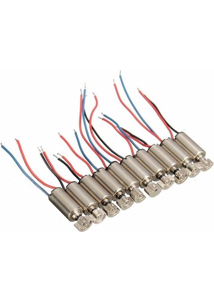 10 Adet Mini Cep Telefonu Çekirdeksiz Titreşim Motoru 4X8MM Dc 1.5-3 V Rc Oyuncaklar (Yurt Dışından)