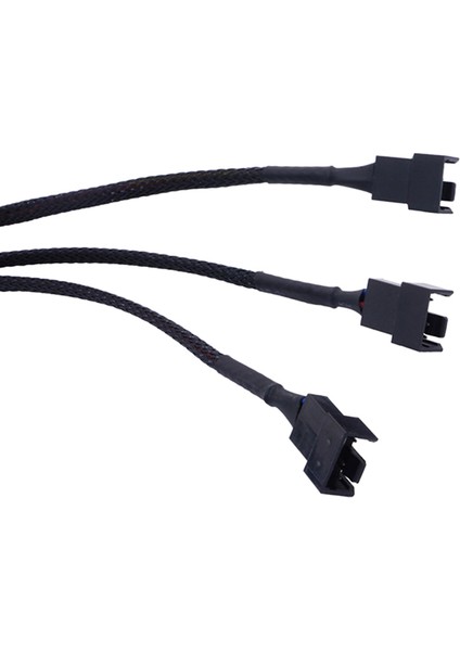 Bakır 3 Yollu Pwm 4pin/3pin Bilgisayar Fanı Güç Kollu Splitter Uzatma Kablosu (Yurt Dışından) indirimleri