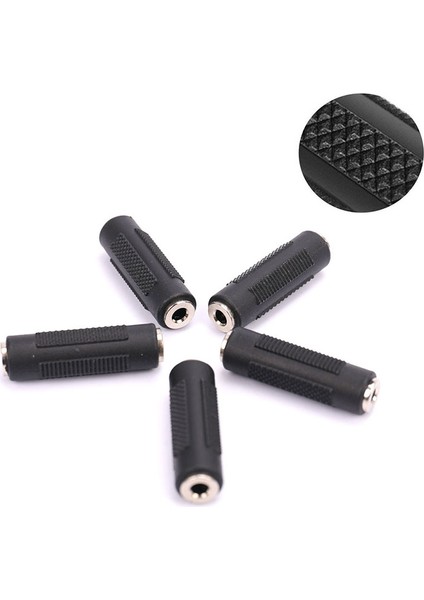 Nikel Kaplama 3,5 mm Dişi - 3,5 mm Dişi Jak Stereo Adaptör Konnektörü (Yurt Dışından) fırsatları