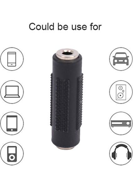 Nikel Kaplama 3,5 mm Dişi - 3,5 mm Dişi Jak Stereo Adaptör Konnektörü (Yurt Dışından) indirimleri