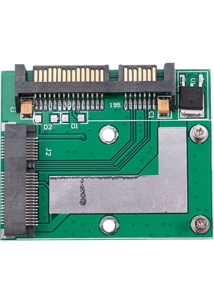 Mini Msata SSD 2,5 Inç Sata3 6.0 Adaptör Dönüştürücü Kart Pcie Modülü D (Yurt Dışından)