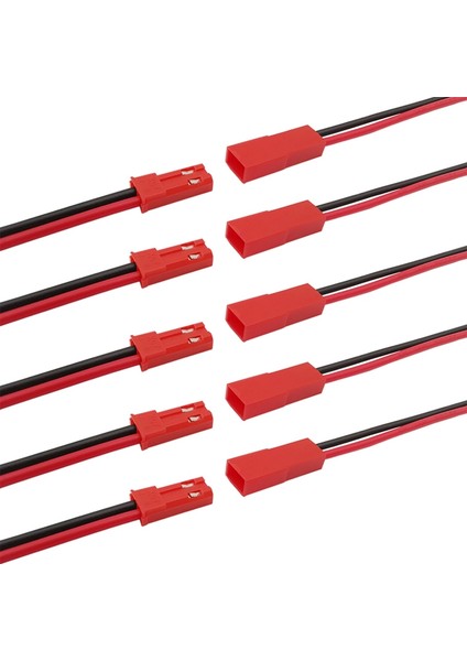 50 Çift 10 cm Jst Konnektör Fiş Kablosu Erkek + Dişi Rc Için (Yurt Dışından) fırsatları