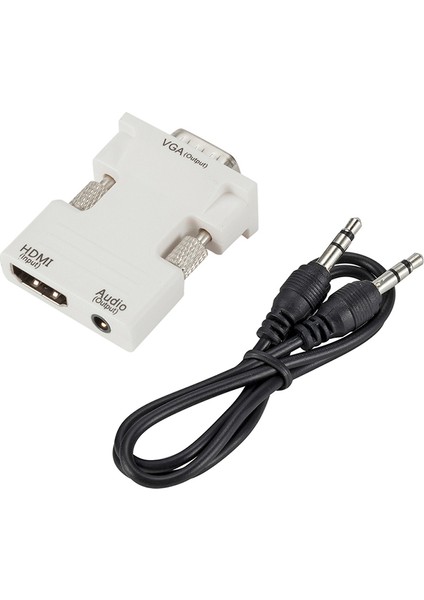 HDMI Dişi - VGA Erkek Dönüştürücü / Ses Adaptörü Desteği 1080P Sinyal Çıkışı (Yurt Dışından) fiyatları