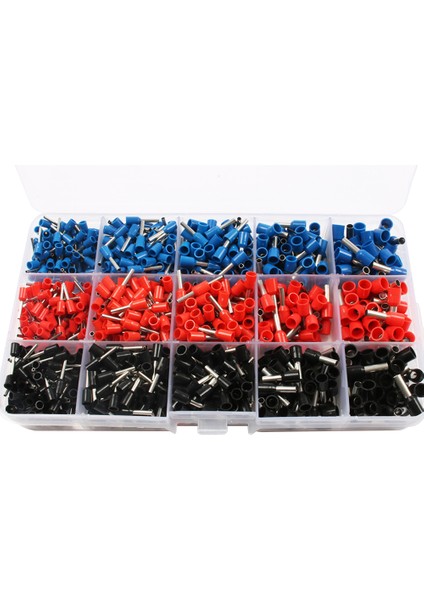 1065 Adet/takım 3 Renk 22 ~ 12AWG Tel Bakır Sıkma Konnektörü Yalıtımlı Kordon Pin Uç Terminali Bootlace Bakır Yüksük Kiti Seti (Yurt Dışından) modelleri