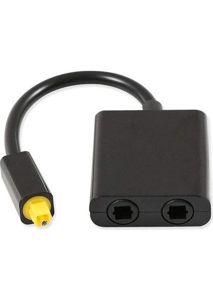Dijital Spdıf Optik Ses Ayırıcı 2 Yollu Toslink Adaptörü 1 Giriş 2 Çıkış (Yurt Dışından)