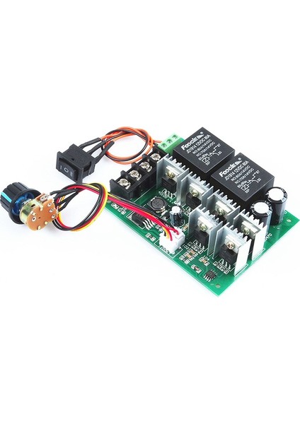 Pwm Hız Kontrol Cihazı Pwm Elektronik Regülatör 40A Dc 10V-50V 12V / 24V / 36V / 48V Fırçalı Dc Motor Kontrol Cihazı Maksimum 2000W Üçüncü Vites Ileri/geri/durdurma (Yurt Dışından) fırsatları