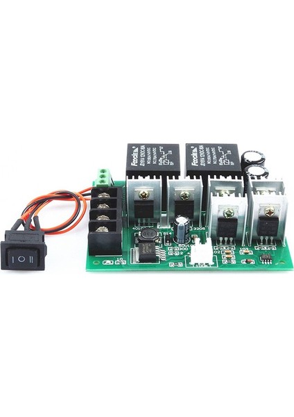 Pwm Hız Kontrol Cihazı Pwm Elektronik Regülatör 40A Dc 10V-50V 12V / 24V / 36V / 48V Fırçalı Dc Motor Kontrol Cihazı Maksimum 2000W Üçüncü Vites Ileri/geri/durdurma (Yurt Dışından) indirimleri