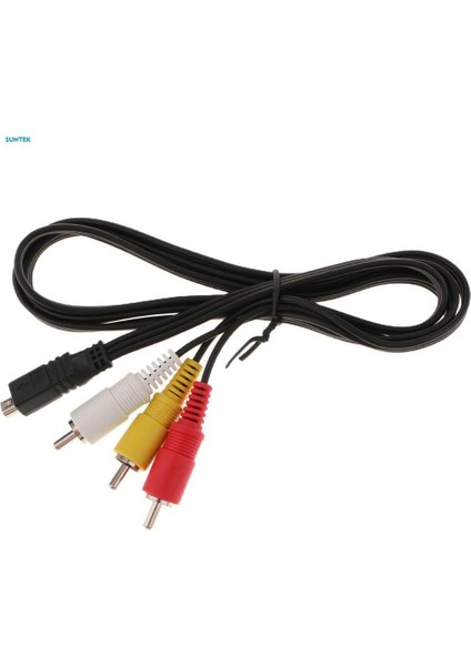 Sony Dcr-Ip5/e DCR-PC55/E PC55W DCR-HC1000/E Için 3xav A/v Tv Ses Video Kablosu (Yurt Dışından)