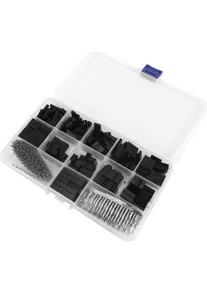 620 Adet 2.54MM Pitch Jst Sm 1 2 3 4 5 6 Pin Konut Konnektörü Dupont Erkek Dişi Sıkma Pimleri Adaptör Çeşitleri Kiti (Yurt Dışından)