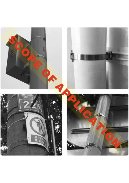 20 Adet Metal Fermuarlı Kravatlar/11.8 304 Paslanmaz Çelik Egzoz Sargı Kaplamalı Kilitleme Kablosu/fermuarlı Kilit Açma Tel Bağları Kravat (Yurt Dışından) fırsatları