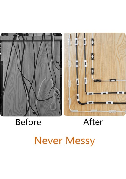 20 Adet Kablo Düzenleyici Klipler Kablo Yönetimi Masaüstü Iş Istasyonu Tel Yöneticisi Kablo Tutucu USB Şarj Veri Hattı Sarıcı (Yurt Dışından) fiyatları