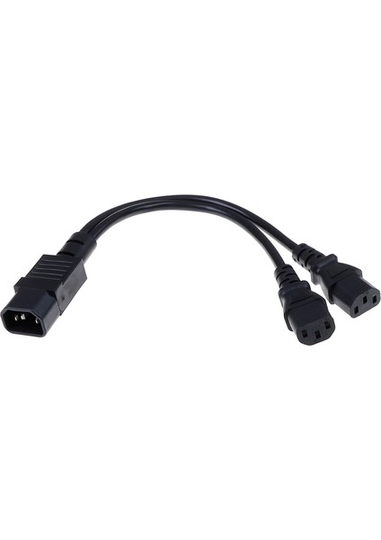 Ups Sunucusu C14 - C13 Y Ayırıcı Uzatma Kablosu Pdu.psu Güç Kablosu Kablosu 30CM (Yurt Dışından) indirimleri