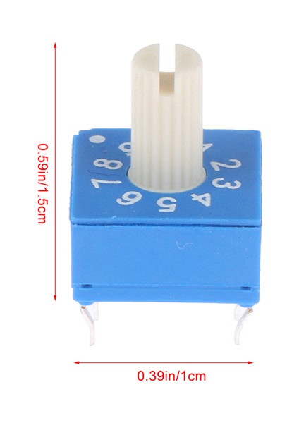 Adet Kod Anahtarı ERD110RS 10 Bit 0-9 3:3 Kolu ile Döner Kodlayıcı Kod Anahtarı Dijital Potansiyometre Anahtarları (Yurt Dışından) modelleri