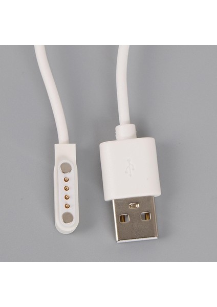 Akıllı Saat 4pin 7.62 Manyetik Şarj Şarj Aleti Kablosu Için KW88 KW99 Q100 KW18 (Yurt Dışından)