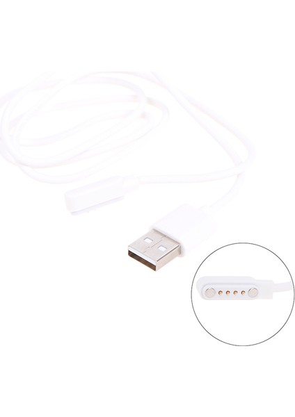 Akıllı Saat 4pin 7.62 Manyetik Şarj Şarj Aleti Kablosu Için KW88 KW99 Q100 KW18 (Yurt Dışından) fırsatları