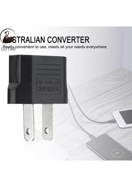 Ab'den Abd'ye Ac Güç Fişi Adaptörü Seyahat Dönüştürücü Güç Şarj Cihazı Dönüştürücü (Yurt Dışından) modelleri