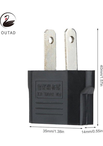 Ab'den Abd'ye Ac Güç Fişi Adaptörü Seyahat Dönüştürücü Güç Şarj Cihazı Dönüştürücü (Yurt Dışından) fırsatları