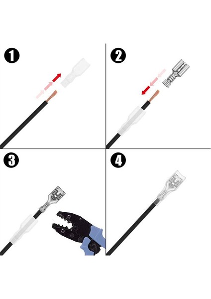 345 Adet Kutulu 6.3/4.8/2.8 Fiş Yaylı Fiş Kılıf Erkek ve Dişi Fiş Terminali Kombinasyon Seti (Yurt Dışından) fırsatları