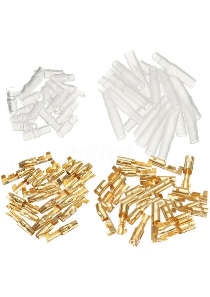 【ayak Koltuk】 200X Erkek Dişi Mermi Konnektörü 3.9-4.0mm Terminaller Soket Izolatör Kolu - (Yurt Dışından) fiyatları
