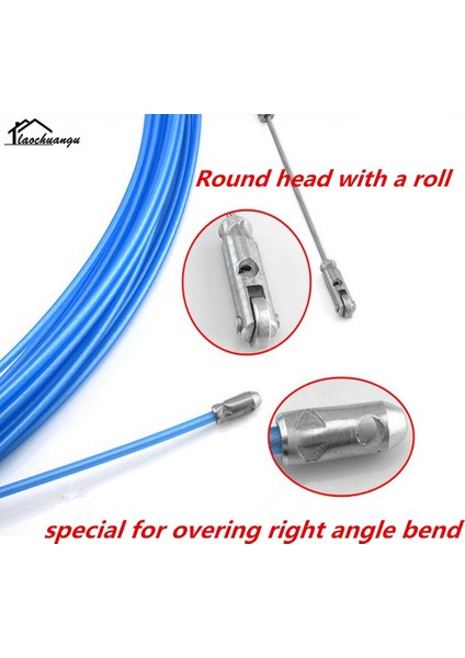 Ayak Kanepeelektrikçi Borusu Dahili 1,2 M Çelik Tel Geçirici Kablo Çekici Aracı Itme Tekerleği Kablolama Kurulumu (Yurt Dışından) fırsatları