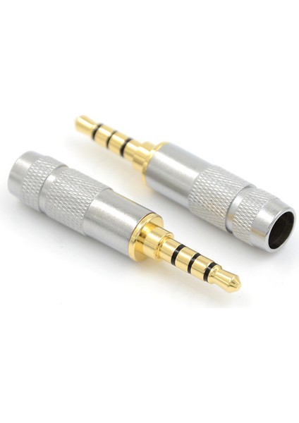 Moda 4 Kutuplu 3.5mm Stereo Kulaklık Erkek Fiş Jakı Ses Lehim Konektörü (Yurt Dışından) fiyatları