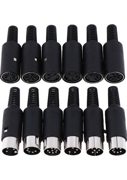 Dın Fiş Soket Konnektörü 3/4/5/6/7/8 Pın Erkek/dişi Şasi Kablo Montajı (Yurt Dışından) modelleri