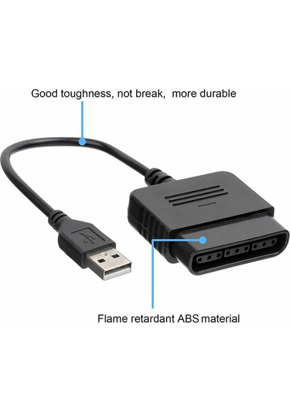 Ps2 - Ps3 Denetleyici Adaptörü Için Playstation 2 - Pc Için USB Kablosu Playstation3 (Yurt Dışından)