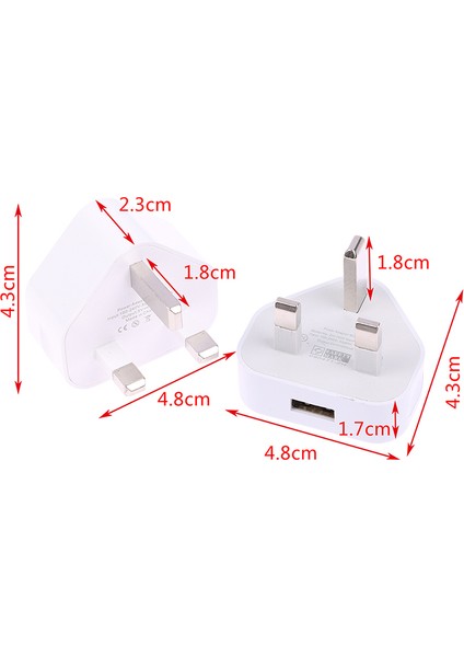 Evrensel 5 V/2.1A Çift USB Bağlantı Noktası Hızlı Şarj Cihazı Ingiltere Şebeke 3 Pin Fiş Duvar Şarj Adaptörü USB Telefon Şarj Telefonları Tablet (Yurt Dışından) modelleri