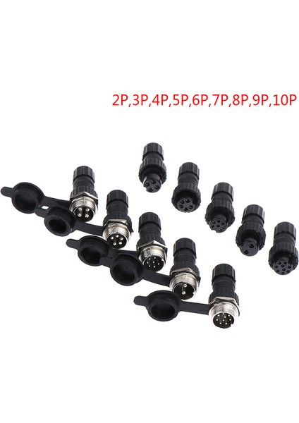 QL16 Su Geçirmez Havacılık Fişi 2/3/4/5/6/7/8/9/10PIN Kaynaklı Konnektör Soketi (Yurt Dışından) fiyatları