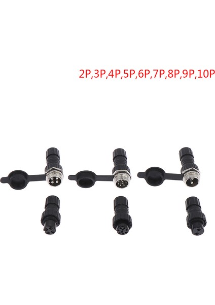 QL16 Su Geçirmez Havacılık Fişi 2/3/4/5/6/7/8/9/10PIN Kaynaklı Konnektör Soketi (Yurt Dışından) indirimleri