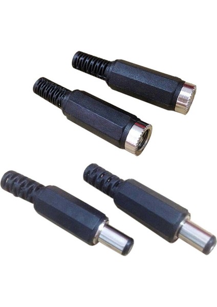 5 Çift (10 Adet) 2.1x5.5mm Erkek Dişi Dc Güç Fişi Soket Jak Konnektör Paketi (Yurt Dışından) modelleri