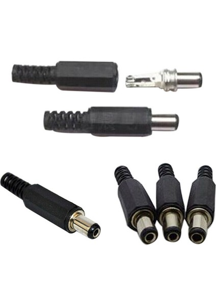5 Çift (10 Adet) 2.1x5.5mm Erkek Dişi Dc Güç Fişi Soket Jak Konnektör Paketi (Yurt Dışından) fırsatları