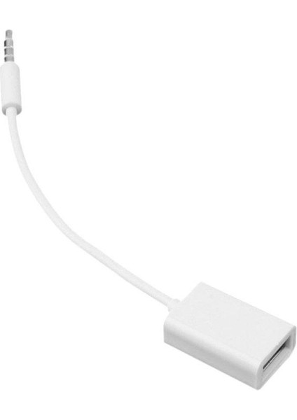3.5mm Erkek Aux Ses Fişi Jakı USB 2.0 Dişi Dönüştürücü Kablosu Kablosu Araba Mp3 (Yurt Dışından)
