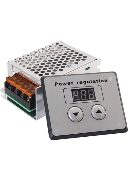 4000 W 220 V Ac Scr Voltaj Regülatörü Dimmer Elektrik Motoru Hız Sıcaklık Kontrol Cihazı Su Isıtıcı Küçük Motorlar Için (Yurt Dışından)