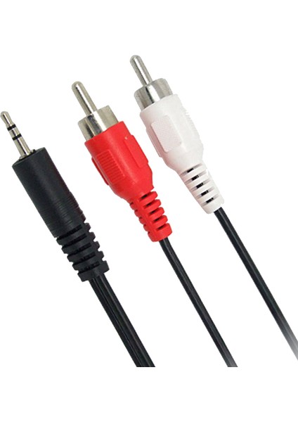 1.2m 3.9 Feet 3.5mm Fiş Jakı - 2rca Erkek Ses Kablosu Ayırıcı Telefon - Hoparlör (Yurt Dışından) fiyatları