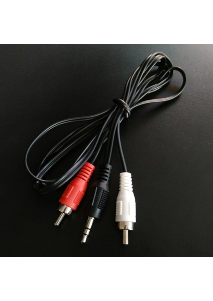 1.2m 3.9 Feet 3.5mm Fiş Jakı - 2rca Erkek Ses Kablosu Ayırıcı Telefon - Hoparlör (Yurt Dışından) modelleri