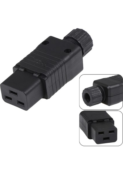 Iec 320 C19 Ac Soketi, C19 Dişi Soket, Iec C19 Fişi, 16A 110-250V Priz (Yurt Dışından)