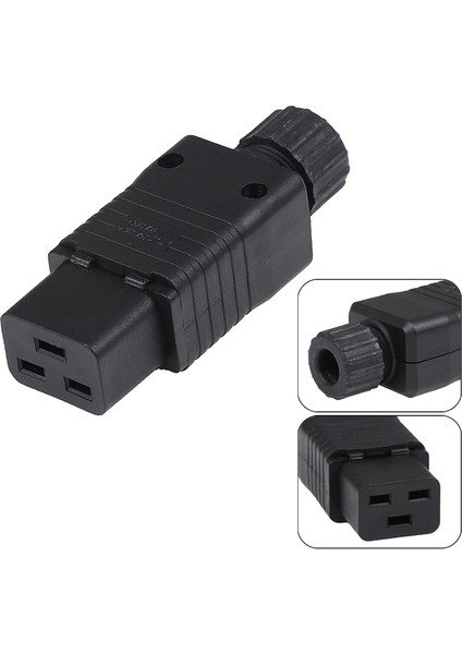 Iec 320 C19 Ac Soketi, C19 Dişi Soket, Iec C19 Fişi, 16A 110-250V Priz (Yurt Dışından) fiyatları