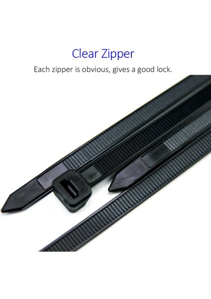 [100 Adet] [birinci Sınıf Kendinden Kilitli Naylon Fermuarlı Bağlar] [kabloları, Telleri, Düzenlemeyi Bağlamak Için Mükemmel Naylon Kablo Tel Bağları] (Yurt Dışından) fırsatları