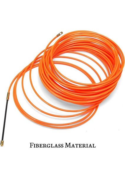 4mm 20 Metre Turuncu Kılavuz Cihazı Naylon Elektrik Kablosu Itme (Yurt Dışından)