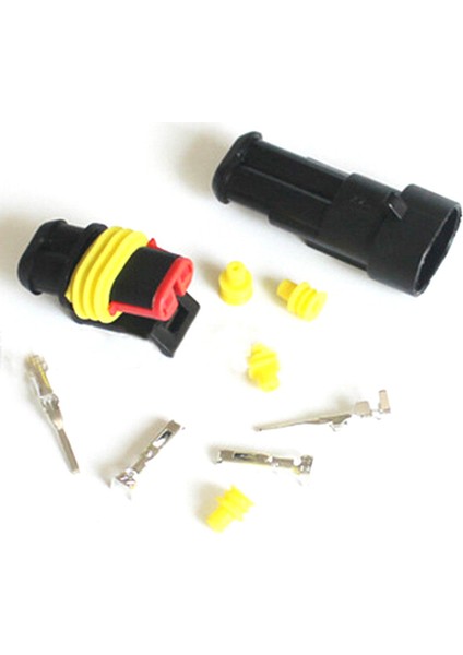 10 Kit 2pin Yollu Mühürlü Su Geçirmez Elektrik Kablosu Konektörü Fiş Araba Oto Setleri (Yurt Dışından) fırsatları