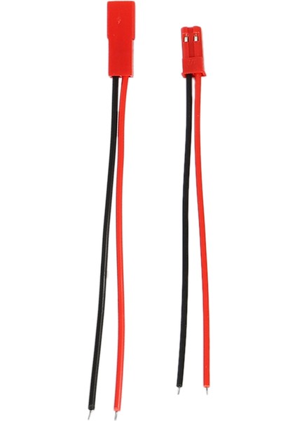 20 Çift 2 Pin Jst Fiş Soket Konnektörü M - F 110MM Kablo Tel Kırmızı Siyah (Yurt Dışından) fırsatları