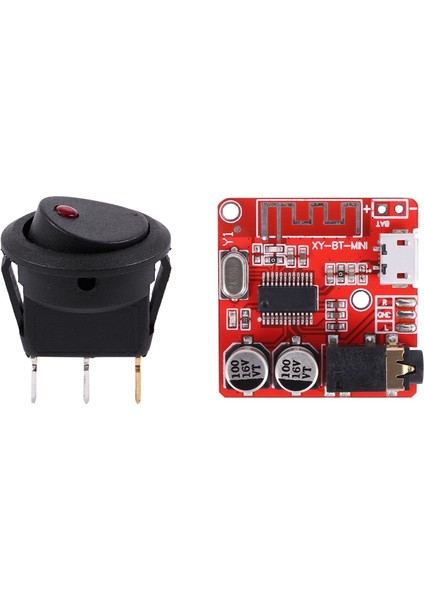 12 V LED Inverter Sallanan Rocker Anahtarı On-Off Araba Hoparlör ile Tekne Için Ses Amplifikatör Devre Stereo Alıcı Modülü (Yurt Dışından) fiyatları