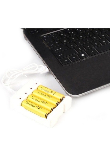 1.2V Evrensel 4 Yuvalı Aa/aaa Şarj Edilebilir Pil Şarj Adaptörü USB Fişi (Yurt Dışından) indirimleri
