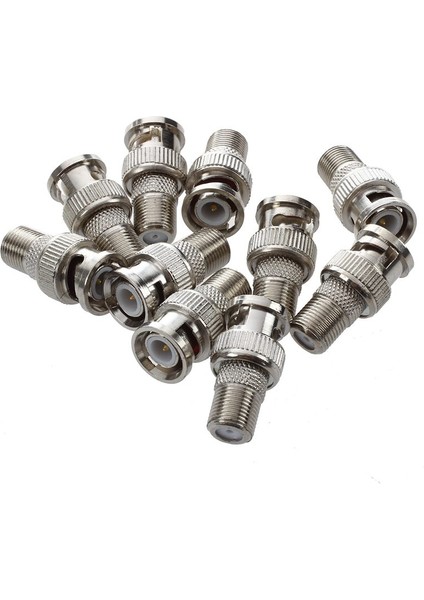 Bnc Erkek - F Dişi Cctv Kamera Koaksiyel Kablo Konektörü (10'lu Paket) (Yurt Dışından) fiyatları