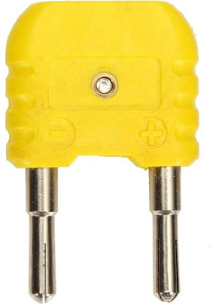 K-Tipi Termokupl Adaptörü Mini K Tipi Yuvarlak Banana Fişli Termometre Sarı (Yurt Dışından) modelleri