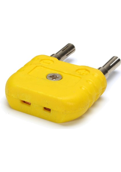 K-Tipi Termokupl Adaptörü Mini K Tipi Yuvarlak Banana Fişli Termometre Sarı (Yurt Dışından) fırsatları