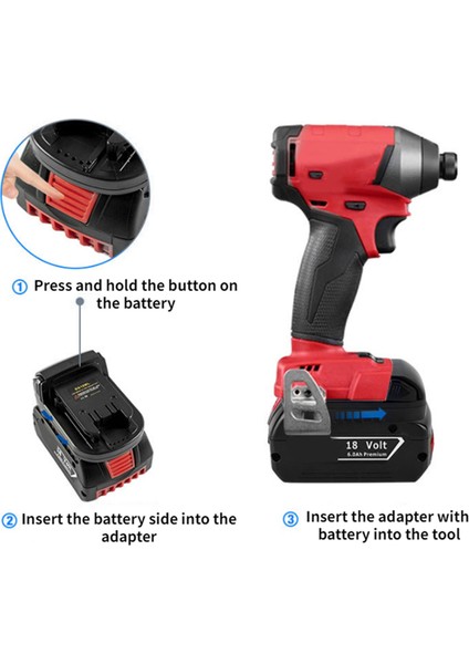 Bosch 18V Pil Için BS18ML Pil Dönüştürücü, M 18 18V Pil Elektrikli Güç Aracına Dönüştürme (Yurt Dışından)
