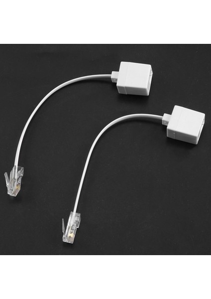 Soket 8P4C / RJ45 Erkek RJ11 6P4C - Dişi M / F Adaptör Telefon Ethernet (Yurt Dışından)